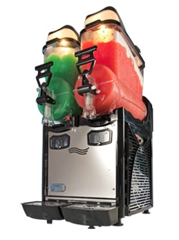 cofrimell oasis 2-10 double bowl slush machine